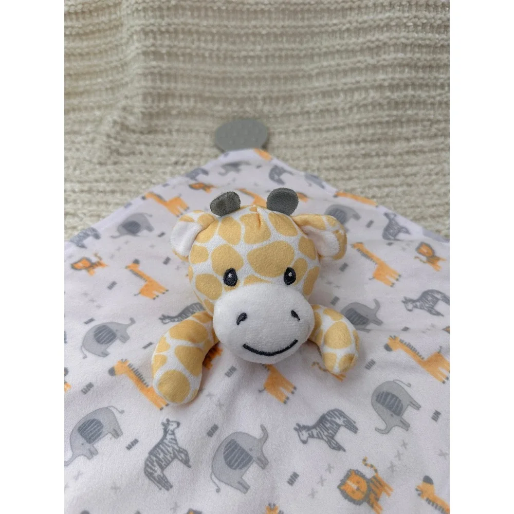 Modern Baby Giraffe Lovey‎ Security Blanket Safari Plush Stuffed Animal Kids Toy